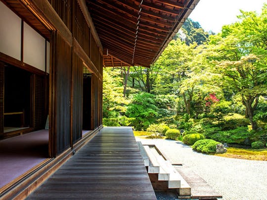 Visita speciale con i sacerdoti al tempio Sennyu-ji di Kyoto