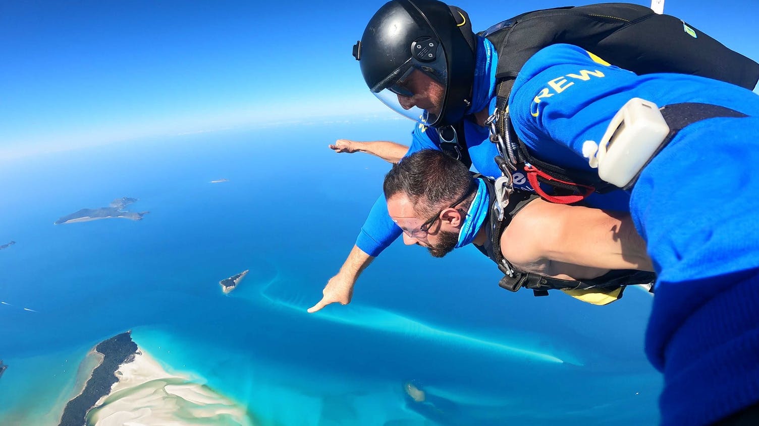 15.000 ft skydive over de Whitsundays en Airlie Beach