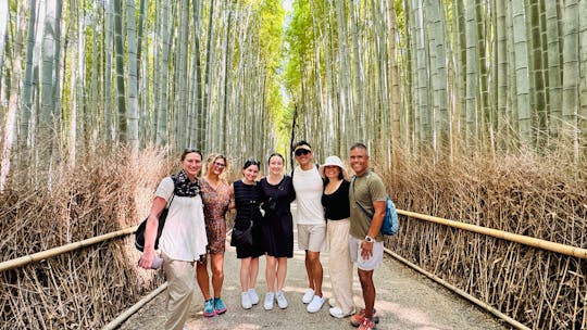 Arashiyama highlights walking tour with bamboo forest and monkey park