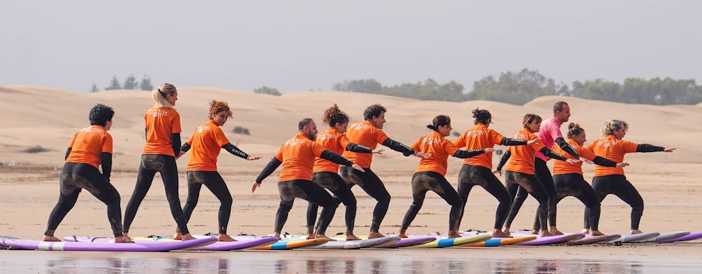 Surfing lesson in Agadir
