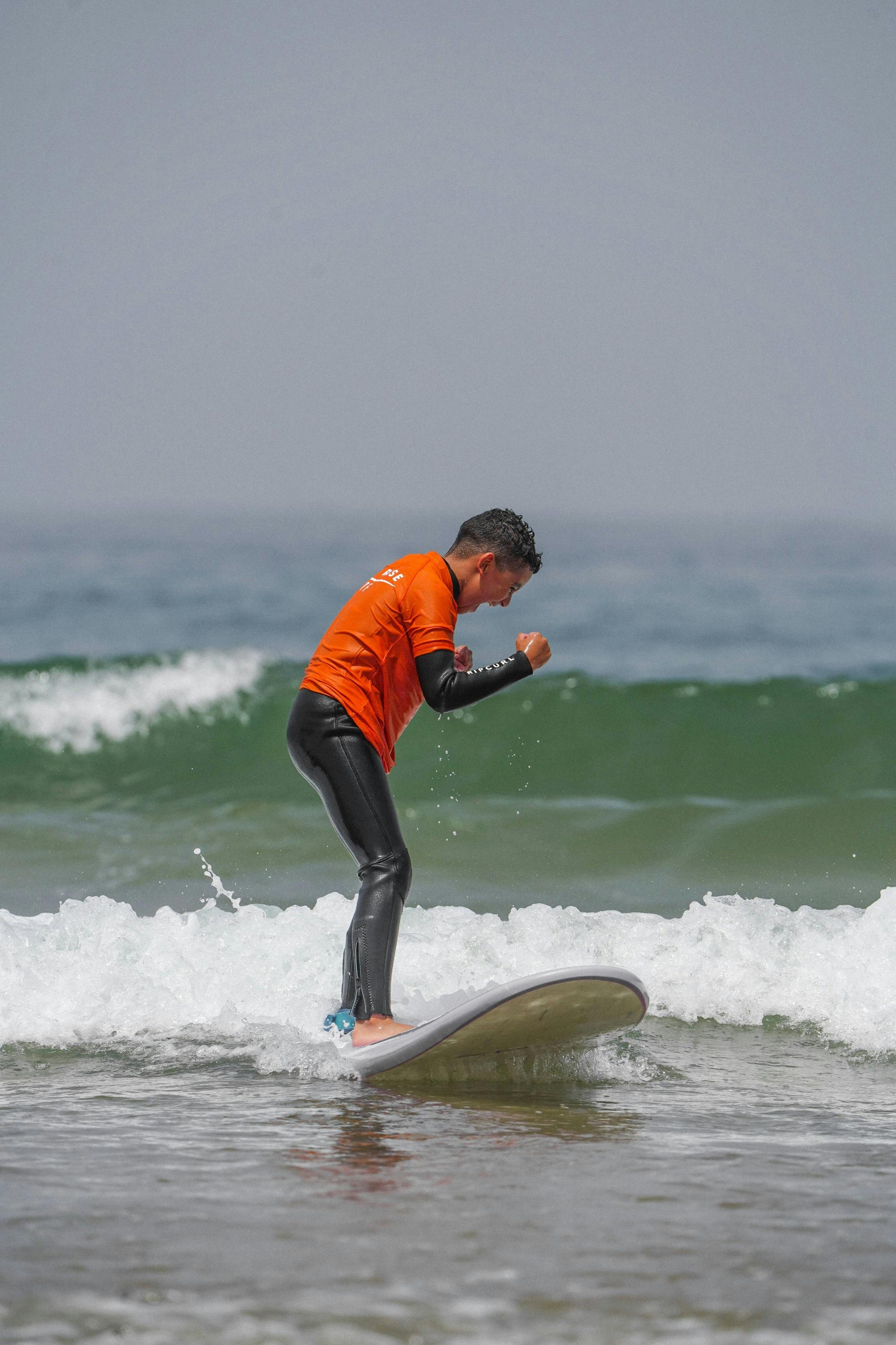 Surfing lesson in Agadir