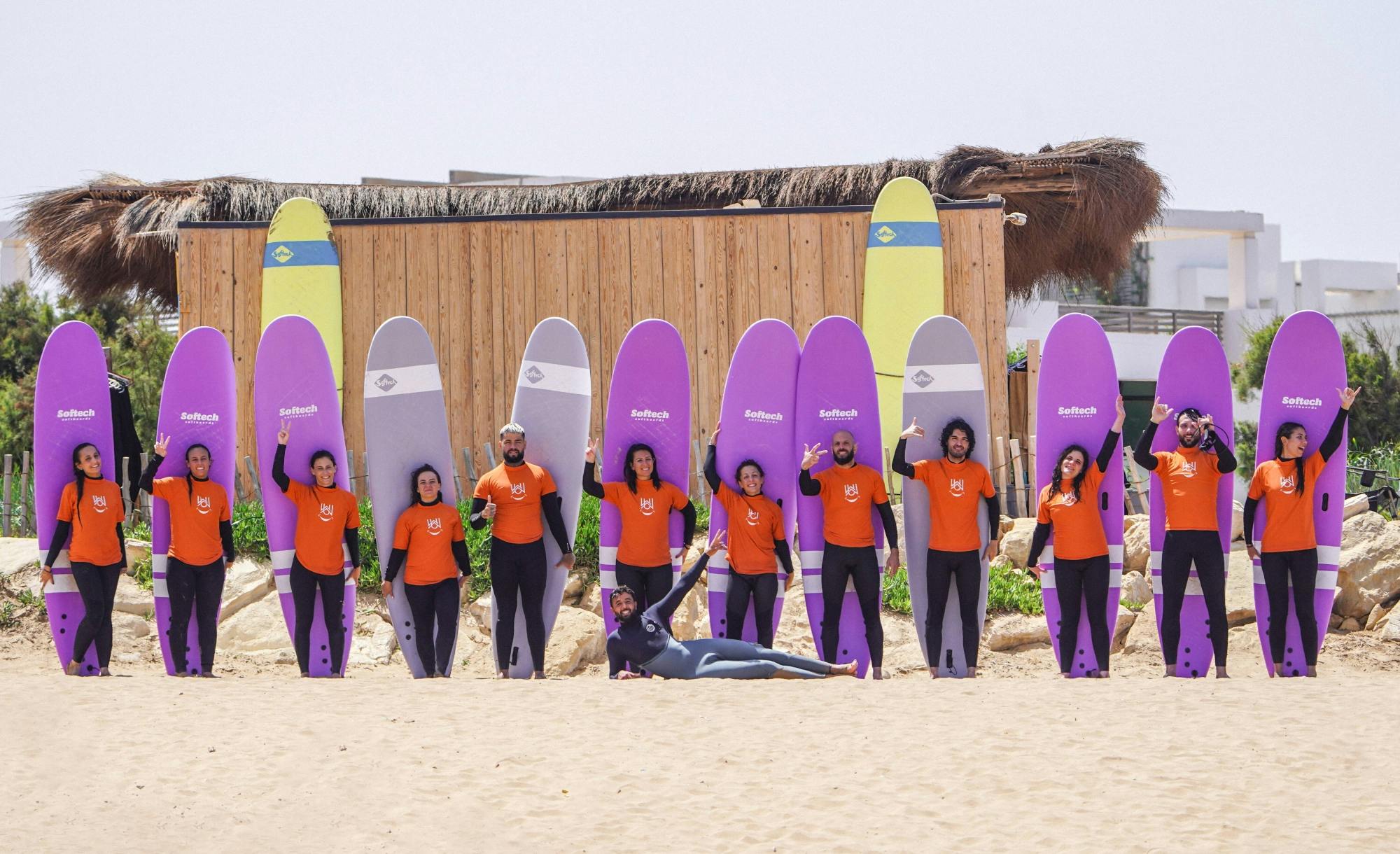 Surfing lesson in Agadir