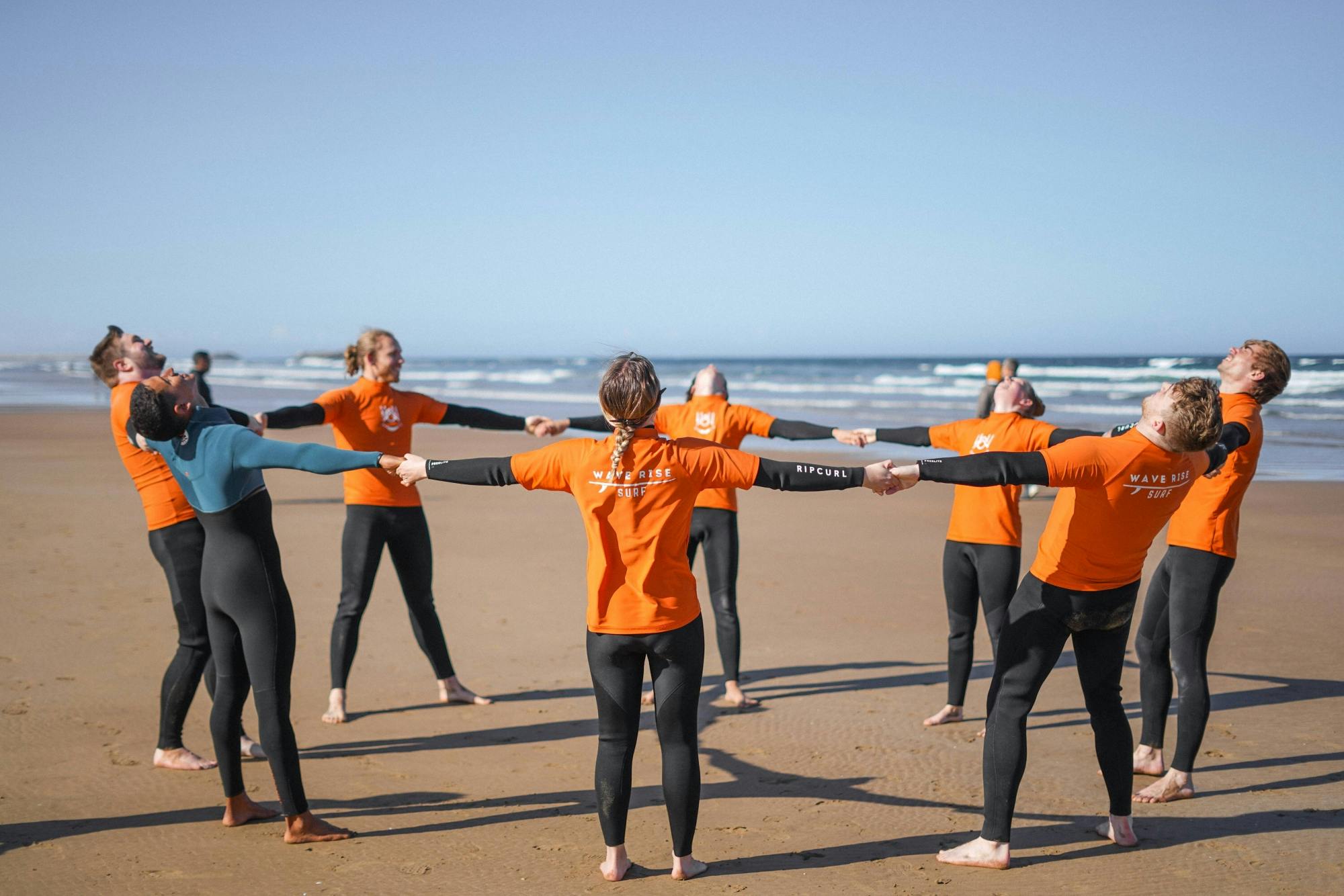 Surfing lesson in Agadir