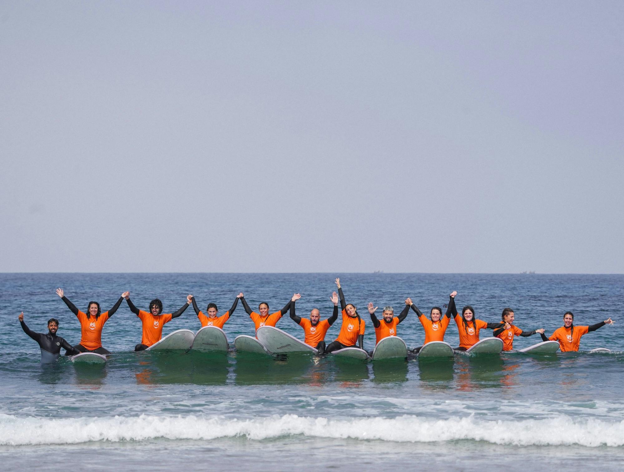 Surfing lesson in Agadir