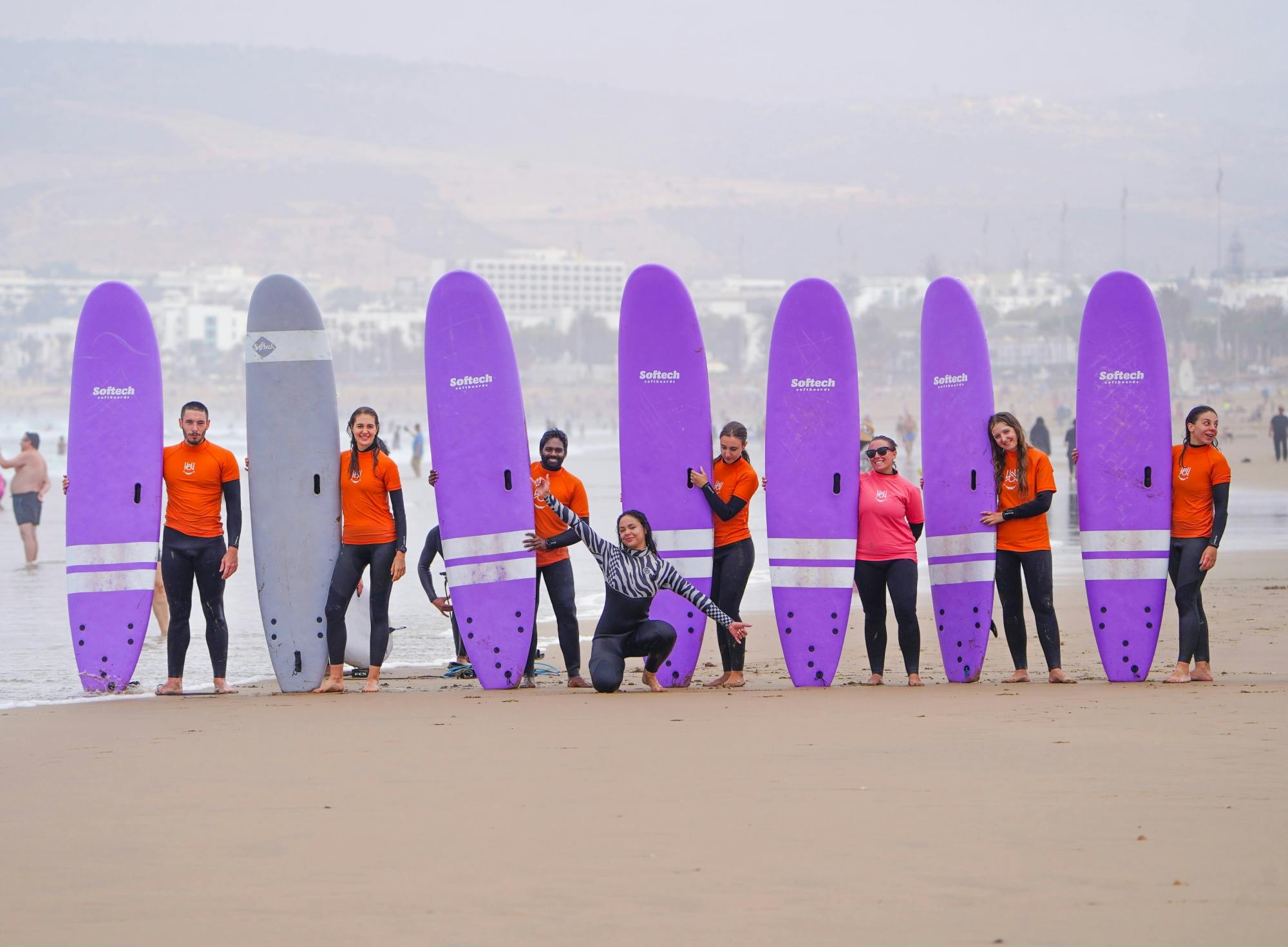 Surfing lesson in Agadir