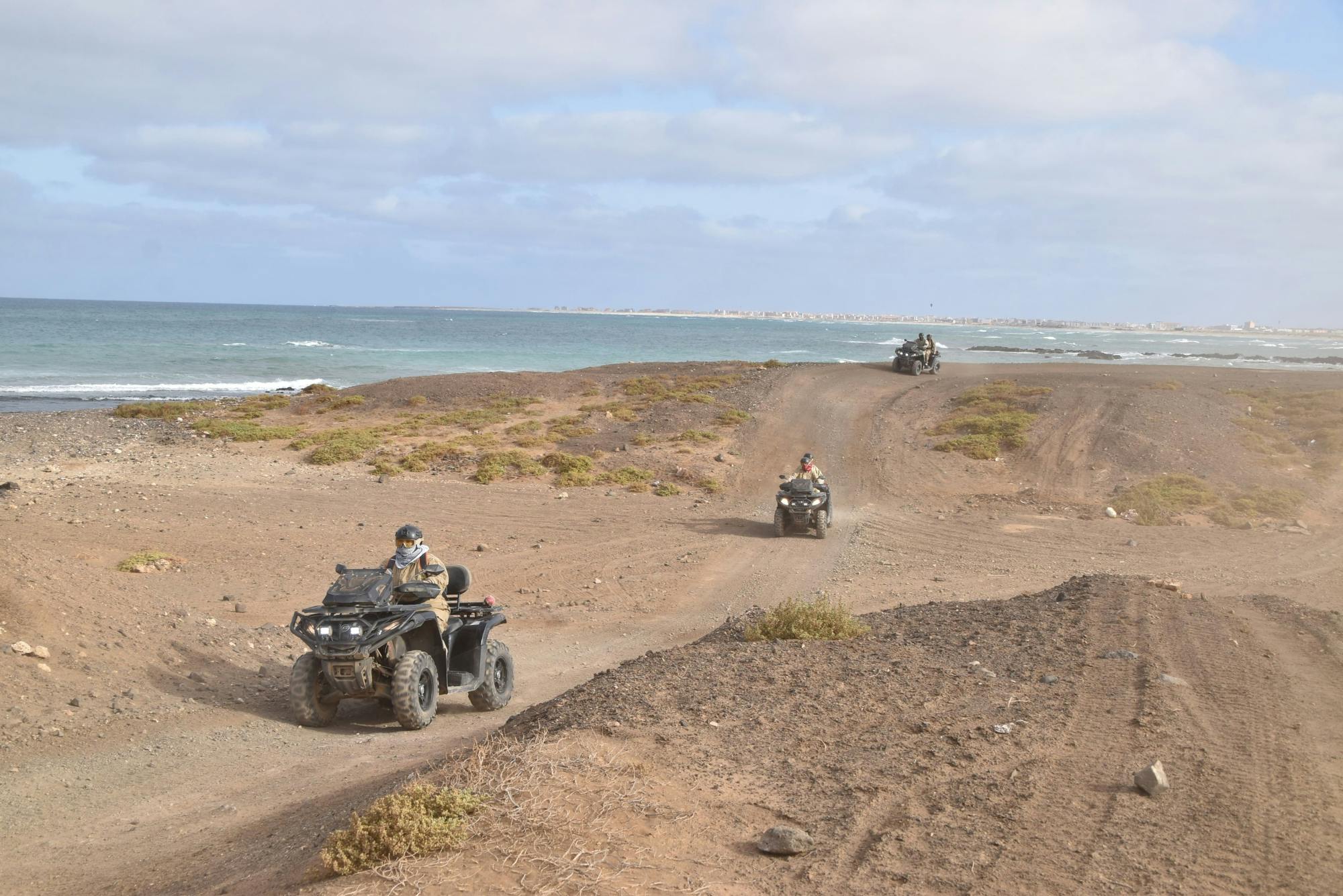 Quad bike desert adventure in Sal