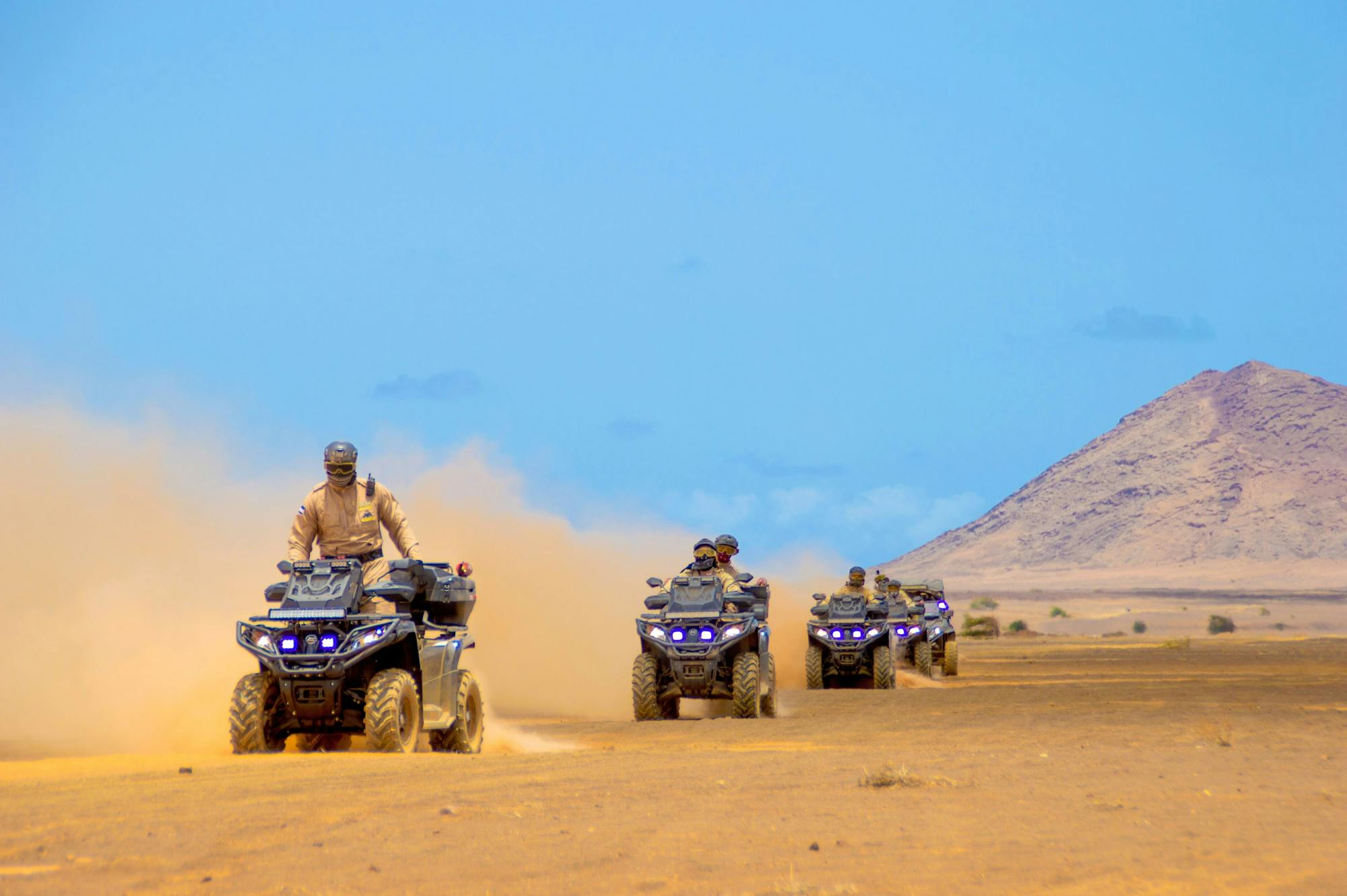 Quad bike desert adventure in Sal