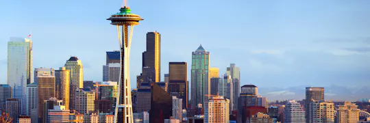 Excursão a pé autoguiada pela área do Space Needle de Seattle
