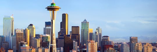 Tour a piedi autoguidato della zona dello Space Needle di Seattle