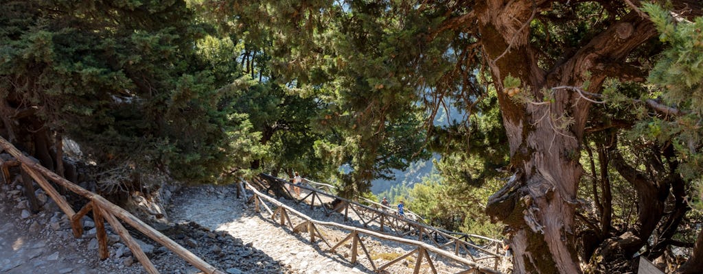 Samaria-Schlucht von Plakias aus