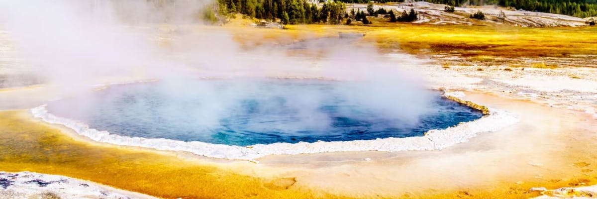 Old Faithful zelfgeleide wandelaudiotour