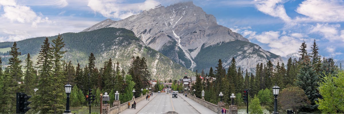 Banff Townsite Autoroute met gids