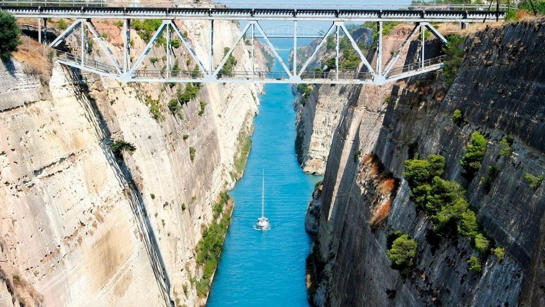 THE CORINTH CANAL