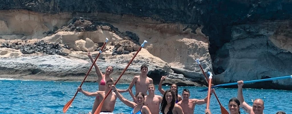 Randonnée en stand-up paddle-board sur les plages de Caleta, à Tenerife