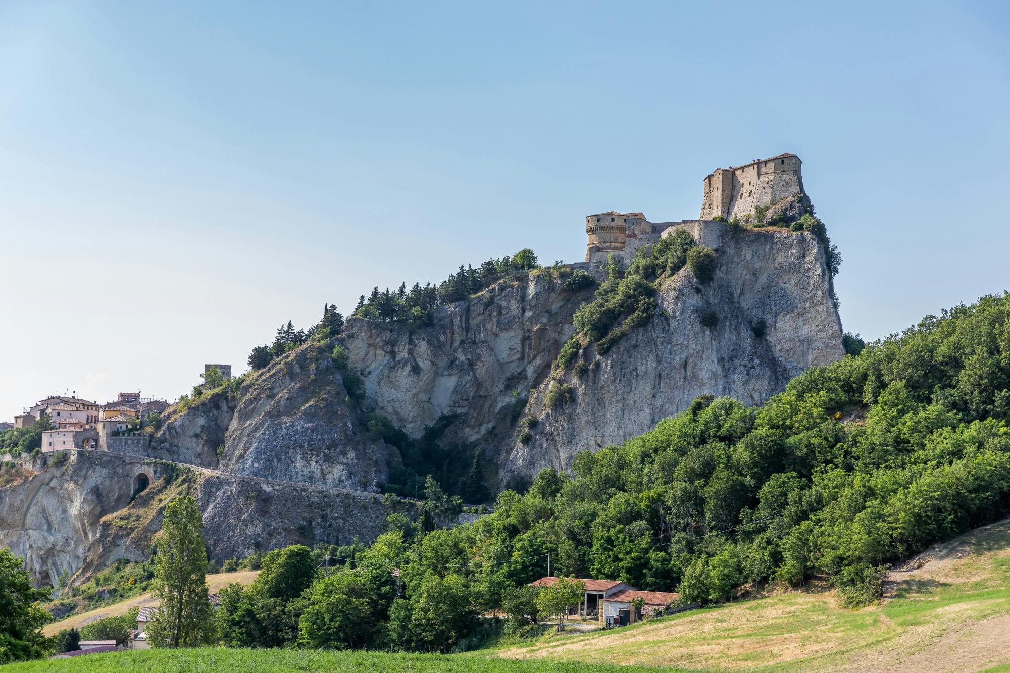 Toegangskaartje voor het fort van San Leo en de gevangenis van Cagliostro