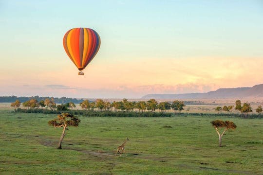 Safari balonem na ogrzane powietrze w Maasai Mara