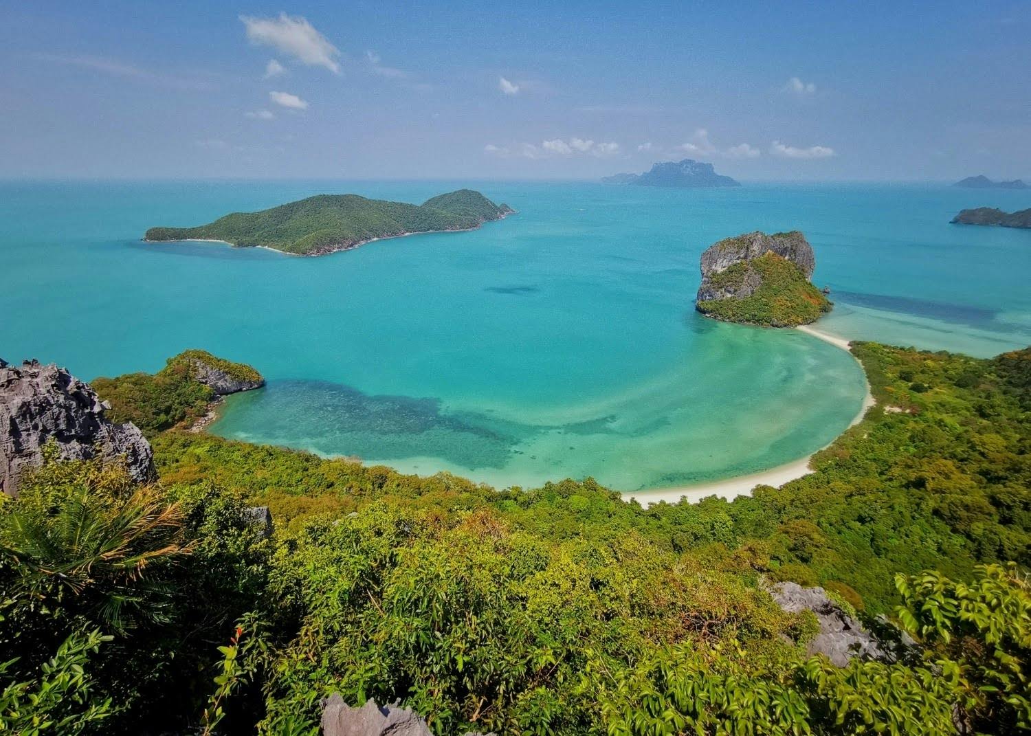 Aventura de ilha em ilha em Koh Samui com mergulho com snorkel e almoço