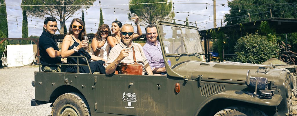 Wine Safari Poggio ai Laghi Vineyard On a Vintage Off-Road