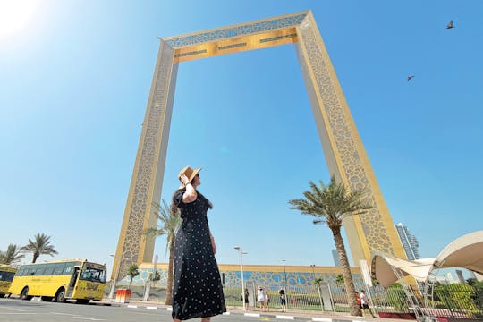 Dubai frame tickets with half-day sightseeing city tour