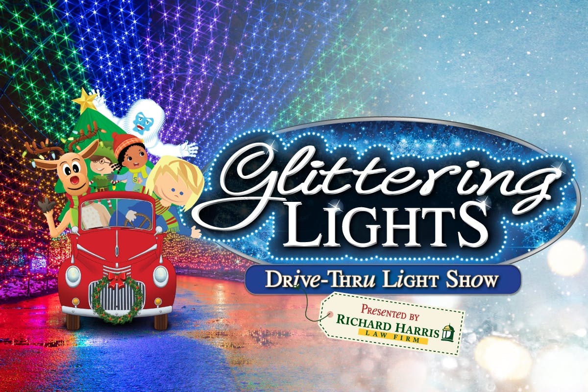 Glitzernde Lichter – Weihnachts-Drive-Thru auf dem Las Vegas Motor Speedway