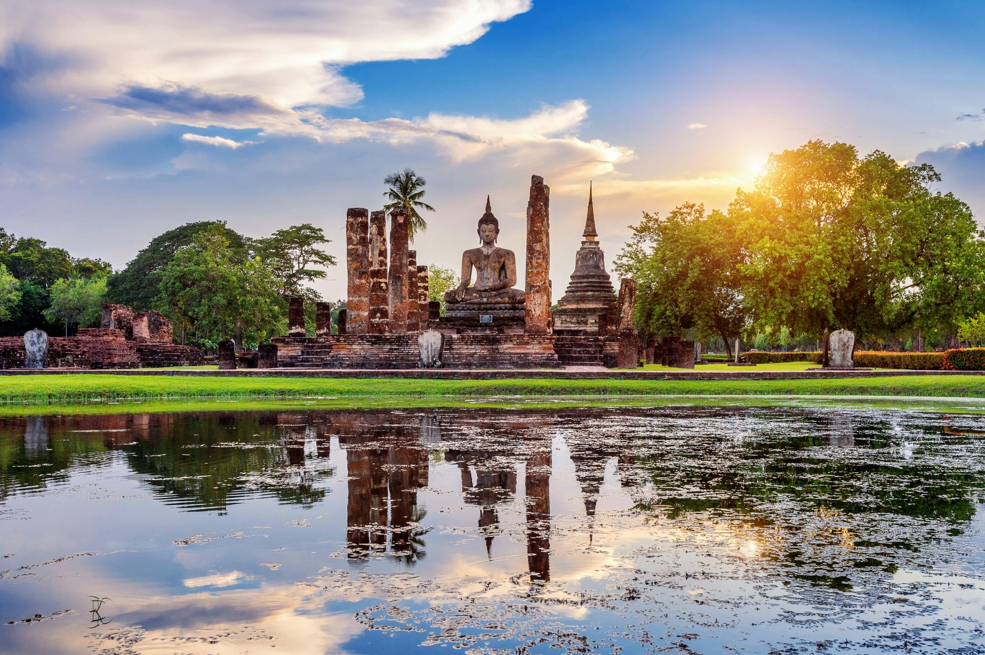 Tour door het historische park en de tempels van Ayutthaya