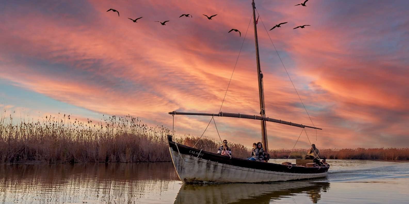 Park Narodowy Albufera z rejsem o zachodzie słońca z Walencji