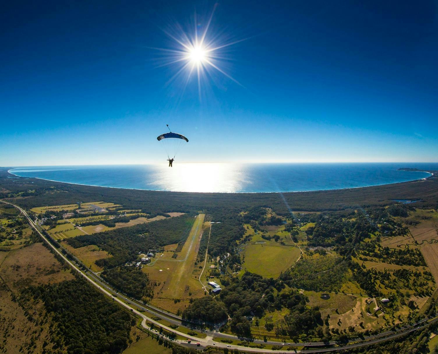 15.000Ft Byron Bay Skydive in weekend met transfer vanaf Gold Coast