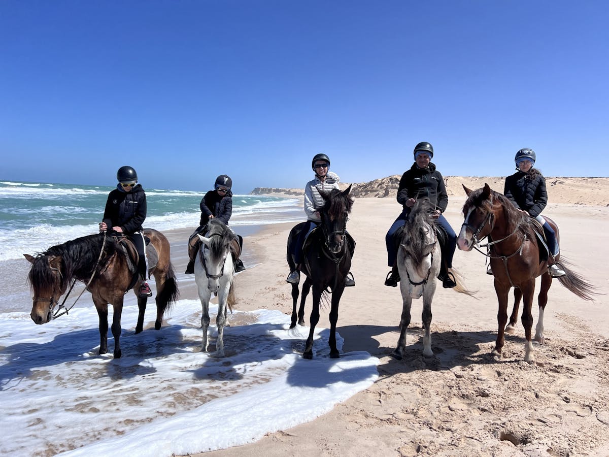 Paardrijavontuur om de natuur van Dakhla te ontdekken