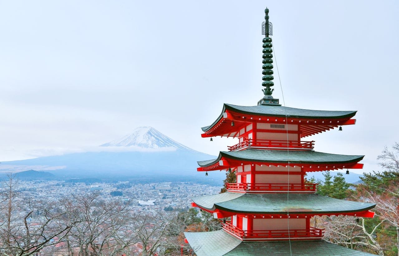 Tour guidato del Monte Fuji da Tokyo con Kawaguchiko e Yamanakako