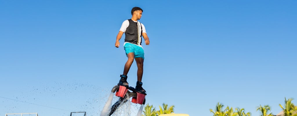 Experiência de flyboard em Punta Cana no Caribbean Lake Park