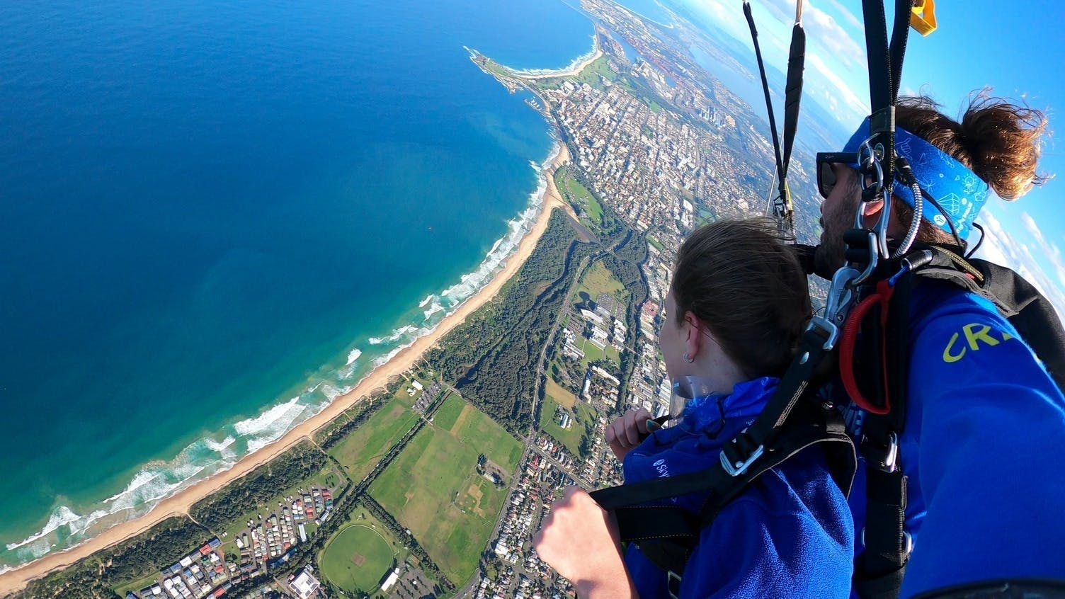 Salto de paraquedas de 15.000 pés em Wollongong durante o fim de semana