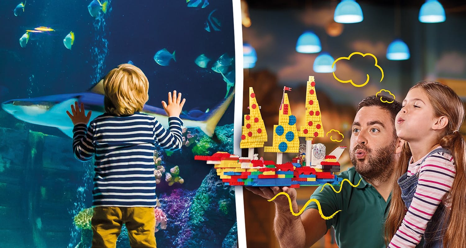 Biglietto combinato Legoland Discovery Centre e Sea Life Oberhausen