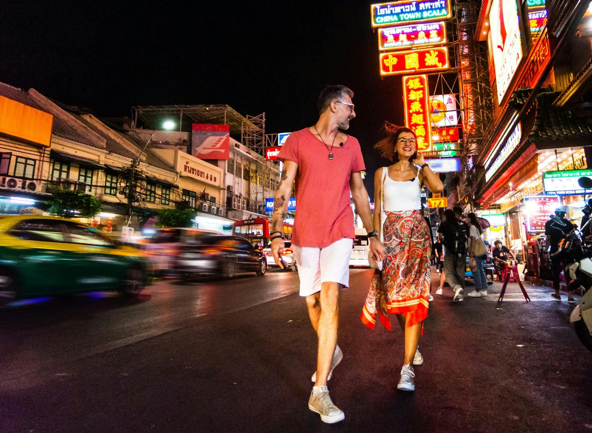 Passeio pela autêntica comida de rua de Chinatown em Bangkok