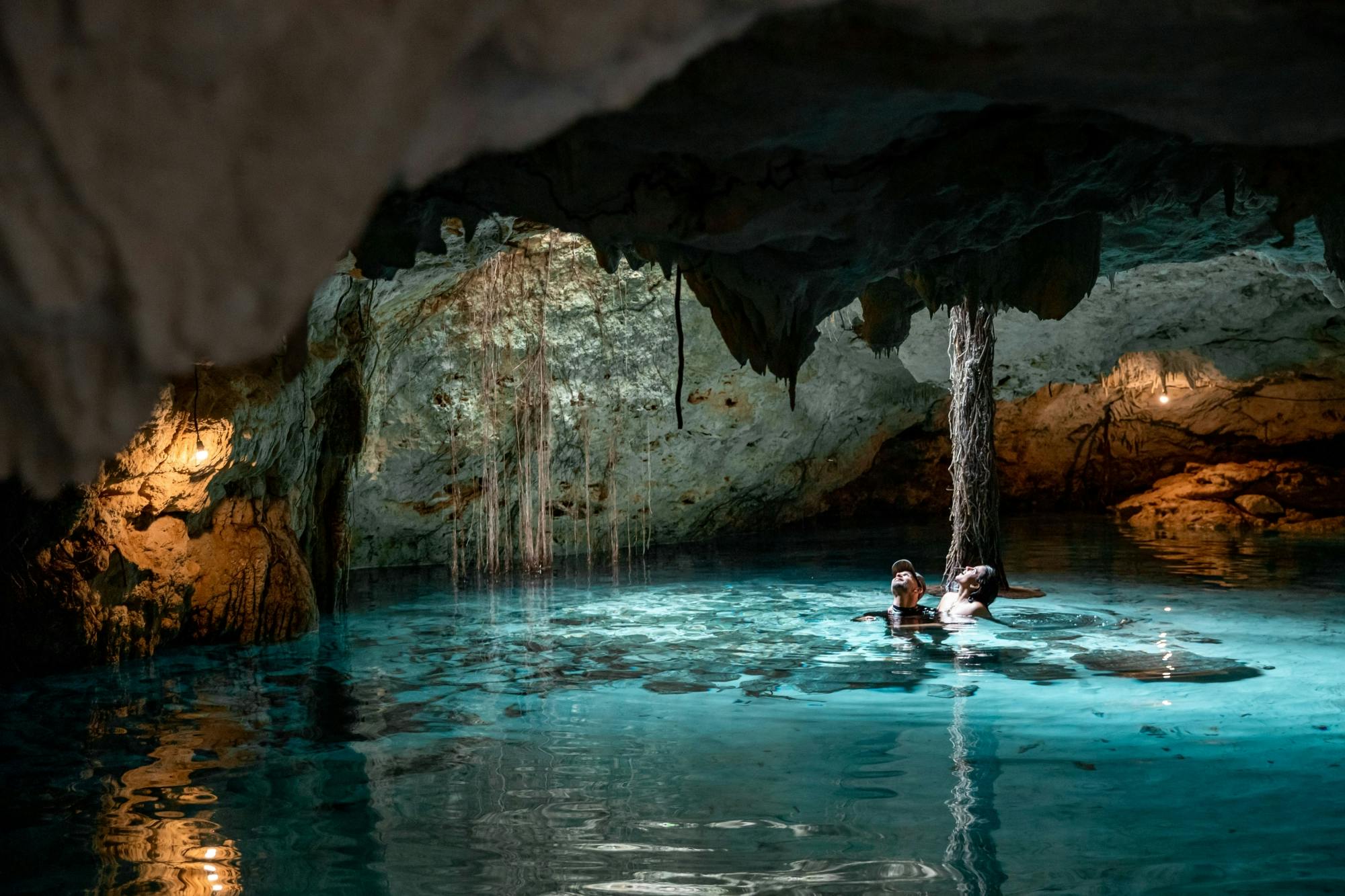 Aventure dans le lagon et le cenote de Kaan Luum Riviera Maya