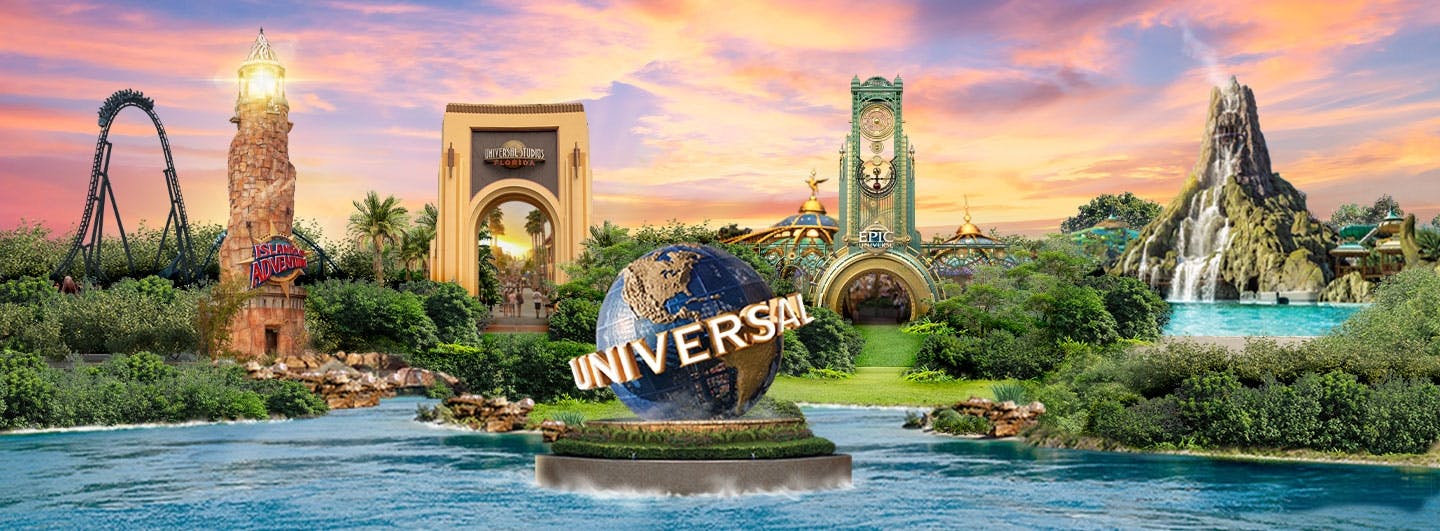 Universal Orlando – kolmen puiston Explorer PLUS yhden päivän Universal Epic Universe -lippu 2025