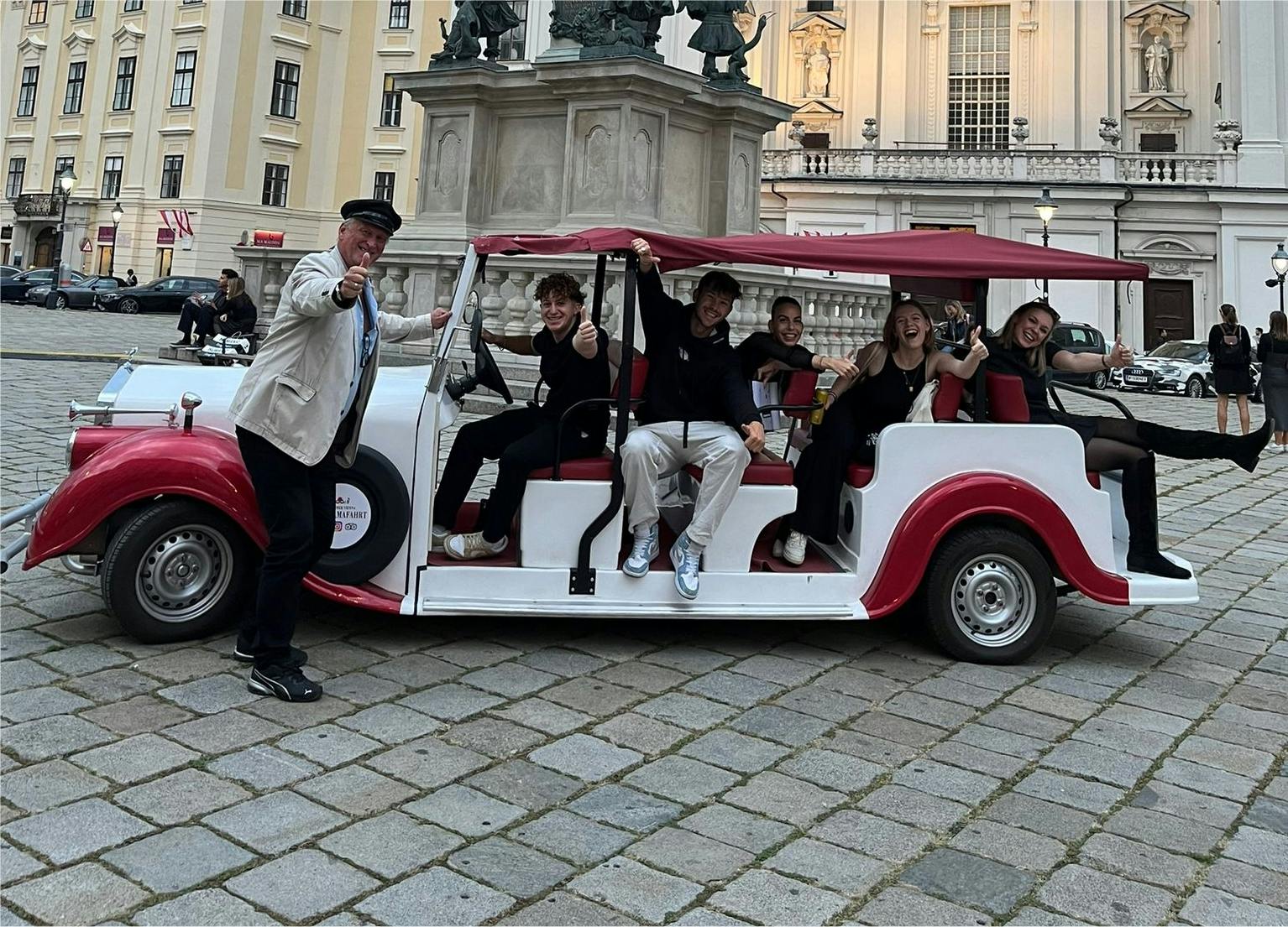 10 Seater Electric Classic Car Tour in Vienna