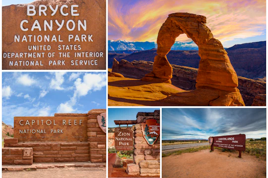 Utah's "Mighty Five" national parks self-guided audio driving tour