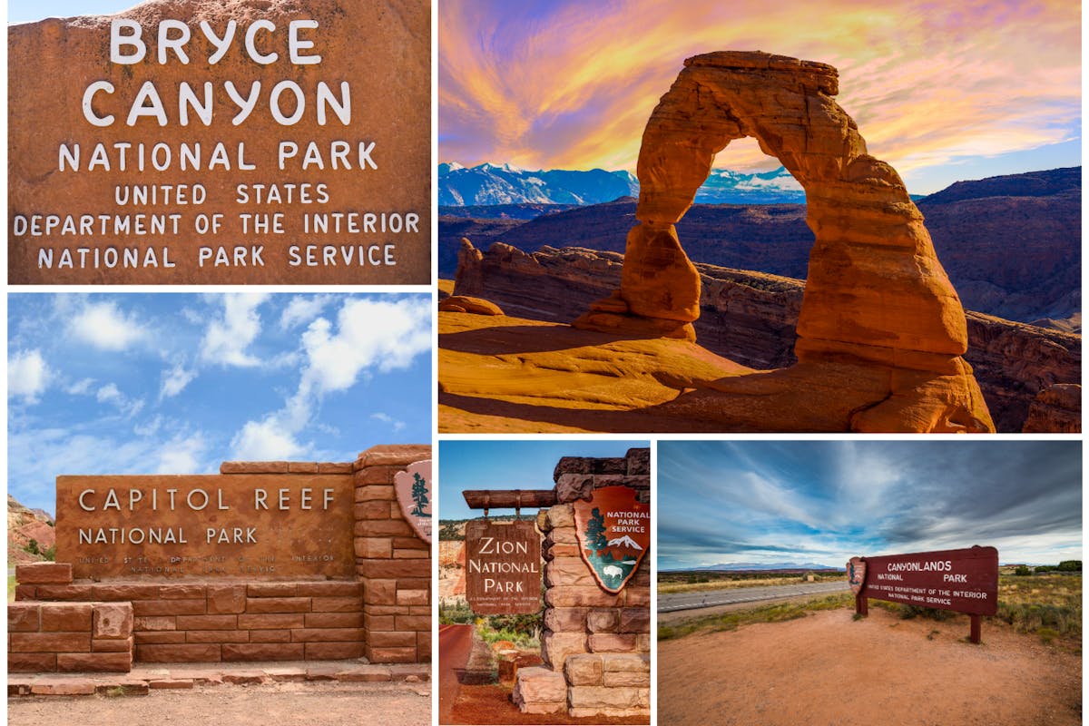 Utah's "machtige vijf" nationale parken met audiorondleiding