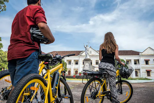 Goa E-bike Tour of Divar Island with High Tea