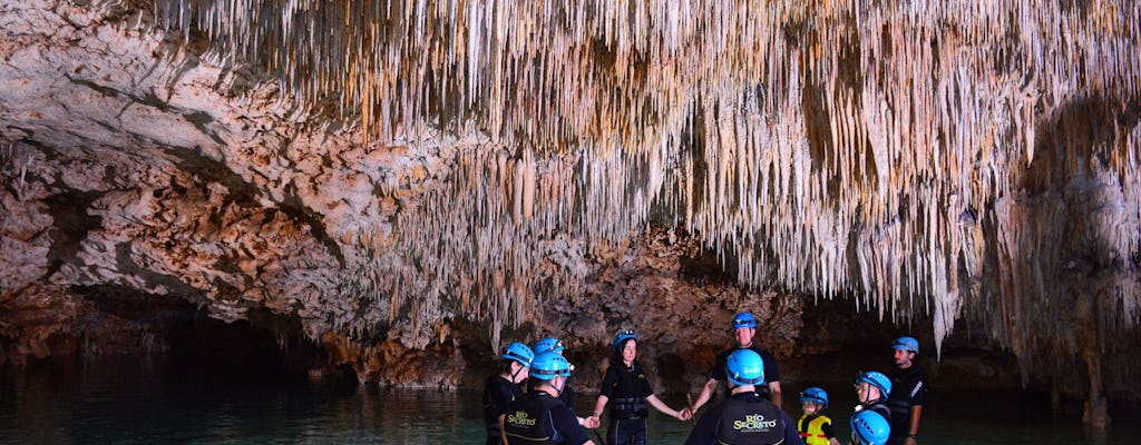 Snorkelling and Rio Secreto Natural Reserve tour