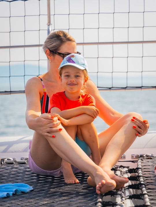 Luxe catamaran boottocht op de Zwarte Zee vanuit de baai van Burgas