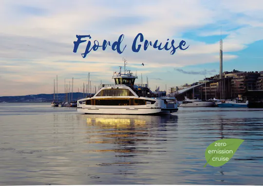 Oslo Fjord sightseeing audio-guided electrical boat tour