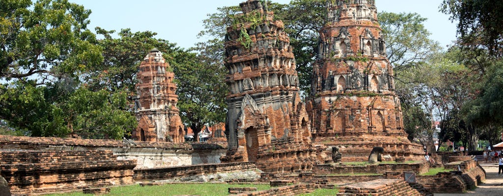 Ruins of Ayutthaya guided tour with river cruise