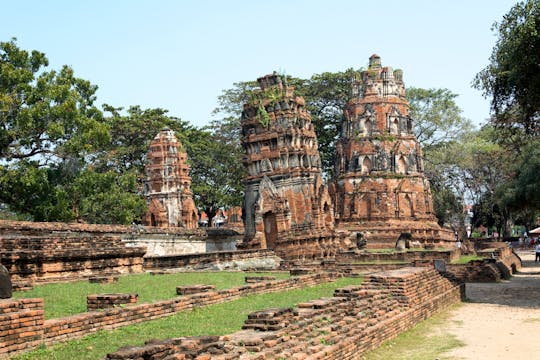 Visite guidée des ruines d'Ayutthaya avec croisière fluviale