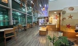Entrance to the Phu Quoc International Airport lounge