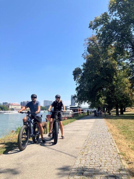 Pontos turísticos clássicos de Bratislava em excursão guiada de bicicleta elétrica