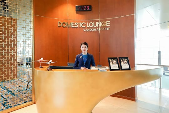 Accesso alla business lounge dell'aeroporto internazionale Van Don