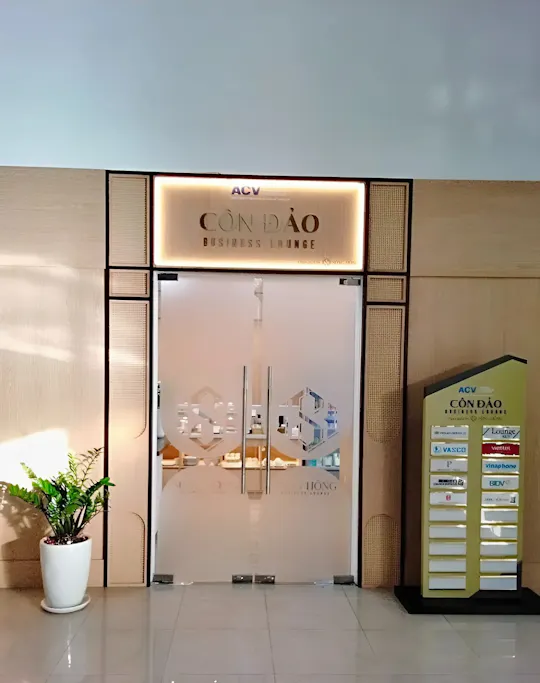 Sala VIP de negócios do Aeroporto Con Dao