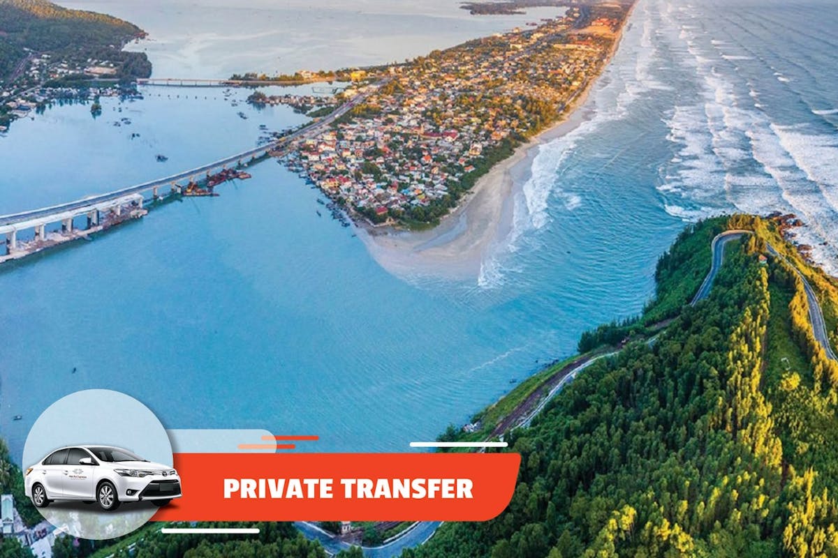 Trasferimento privato tra l'aeroporto di Phu Bai e Phu Loc Hue