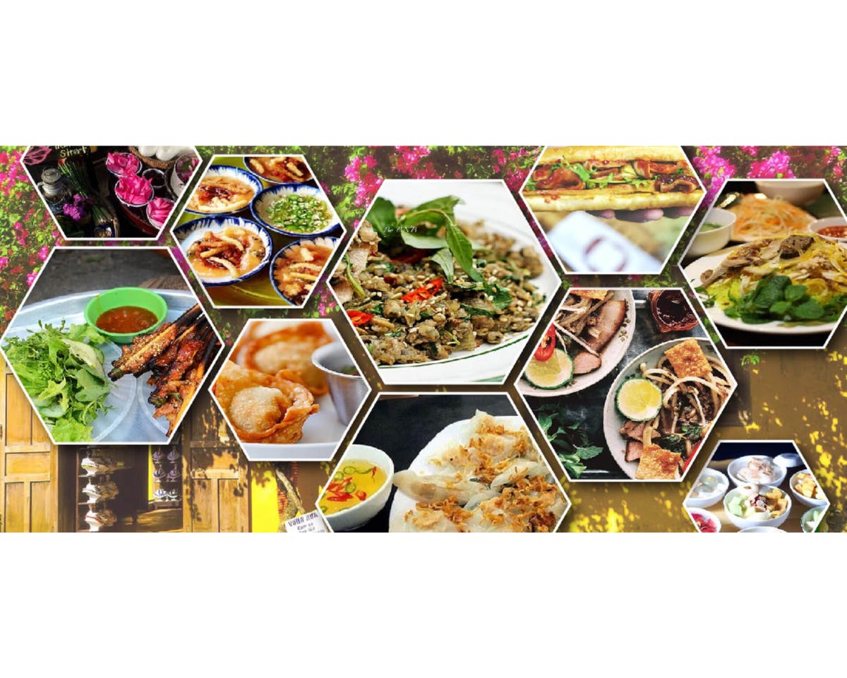 Passeio gastronômico e a pé de meio dia em Hoi An com degustação de 8 pratos